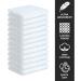 Zuperia 100% Cotton Luxury Wash Cloths 24 Pack - Soft & Absorbent Face Towels for Spa Gym Hotel, 12x12 Inches, White - Pack of 24 - Buy Online on GoSupps.com