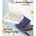 7-Day Pill Organizer - 3 Times a Day | Travel-Friendly Double-Sided Pill Case with 8 Compartments for Vitamins & Medications - Blue - Buy Online on GoSupps.com