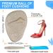 Metatarsal Pads for Women - 12Pcs High Heel Inserts for All Day Pain Relief - Gel Shoe Cushions for Metatarsal Foot Support - Anti-Slip and Reusable - Prevent Blisters and Calluses - 2 Black 2 Beige 2 Clear - Buy Online on GoSupps.com