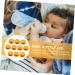 UPKOCH 20 Pcs Baby Bottle Seal Cap Gift Tags Christmas Infant Bottles Women Breastmilk Bottles Beverage Bottle Caps Bottles for Babies Organiser Food Grade Pp Cover Travel Feeding Bottle Orangex2pcs 4.3x4.3x1.5cmx2pcs - Buy Online on GoSupps.com