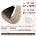 Ugeat Blond Balayage Tape-In Extensions | Real Hair Ombre #1B/18/60 | 35cm 40g Natural Black to Platinum Blonde - Buy Online on GoSupps.com