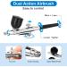 Nlapldy Airbrush Kit with Upgraded 7.4V 34PSI Air Brush Gun - Rechargeable Cordless Portable Paint Gun for Nail Art & Tattoo - 0.4mm Nozzle (Black) - Buy Online on GoSupps.com