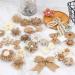 VGOODALL 32 PCS Natural Burlap Flowers Set for Wedding Party Decor and DIY Crafts - Buy Online on GoSupps.com