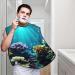 Underwater Scenery Beard Bib Apron for Men - Best Beard Hair Catcher for Shaving & Trimming - Buy Online on GoSupps.com