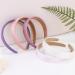 YISSION 5PCS Padded Headbands for Women Girls - Non Slip Satin Fashion Headbands - White Pink Purple Hair Accessories - Buy Online on GoSupps.com