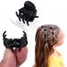 120PCS Mini Hair Claw Clips - Strong Hold Acrylic Tiny Clamps for Thin Hair | Black - Buy Online on GoSupps.com