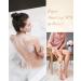POPCHOSE Detachable Shower Brush - Exfoliating Body Brush for Cellulite & Lymphatic Massage, Long Handle with Dual Brush Heads - Buy Online on GoSupps.com