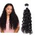 MILA 100% real hair Press black curly Brazilian virgin hair bundle of natural wave human hair weaving extensions 100g/pc 20 "/50cm 20"