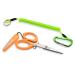 PAFASON 4.5 inch fishing cord scissors made of stainless steel with safety cover wearing band high -precision cut ergonomic handle sewing blade