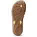 OKABASHI Women's Breeze Flip Flop in Toffee/Buttercup ML - Arch Support, Waterproof, USA-Made - Buy Online on GoSupps.com