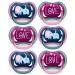 Philips Avent Ultra Air Pacifier Set 18+ Months 6 Pieces Including Sterilization Box 18+ M