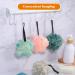 FOMIYES Bath Shower Loofah Sponge - 4 Colorful Exfoliating Puffs for Men & Women | Soft Mesh Body Scrubber for Ultimate Relaxation - Buy Online on GoSupps.com