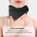 Adjustable Cervical Collar Soft Neck Brace with Breathable Fabric Ergonomic Design Lightweight Portable for Traveling Men Women Relieves Neck Discomfort (Black) - Buy Online on GoSupps.com
