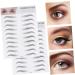 Beavorty Eyebrow Sticker 4 pcs 3d s lady tools suit women s suits makeup gadgets Shaper 6d shaping 1 count (Pack of 1) Blackx2pcs - Buy Online on GoSupps.com