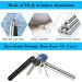 Riquie Spring Ear Wax Cleaner Tool - Portable Stainless Steel Earwax Removal Kit - 7-in-1 Ear Spoon with Brush - Key Chain Storage - Silver - Buy Online on GoSupps.com