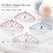 Kilshye Blue Tiara Combs Princess Crystal Wedding Crown - A-silver - Buy Online on GoSupps.com
