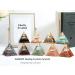 Xiannvxi Obsidian Orgonite Pyramid | Black Stone Crystal Lotus Pyramids for Positive Energy & Spiritual Healing | Unique Success Gifts - Buy Online on GoSupps.com