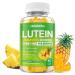 Lutein Gummies 25mg Lutein and Zeaxanthin Supplements Eye Vitamins Gummies for Support Blue Light Protection Vision & Overall Eye Health Sugar Free Pineapple Flavor 60 Count 60 Count (Pack of 1)