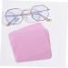 10pcs Glass Cleaning Cloths - Anti-Fog Lens Wipes for Eyeglasses - Purple Fiber Cleaning Wipes for Students - Buy Online on GoSupps.com
