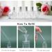 YU FENG 12pcs Clear Glass Spray Bottles - Refillable Essential Oil & Perfume Bottles with Funnel & Pipette Dispenser - Buy Online on GoSupps.com
