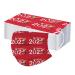 BEUU 30PCS 2021 Happy New Year Adults Disposable Face Macks Adults Christmas 3Ply Face Macks Cute Print Breathable Face Balaclava