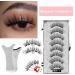 Daily Wear Magnetic Lashes Reusable Magnetic Eyelash Set Comfortable Magnetic Lashes Natural Wispy Magnetics Lash Without Eyeliner Lashes Natural Look Eyelashes With Applicator - Buy Online on GoSupps.com