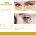 24k Gold Under Eye Patches - 60 Pcs Anti-Aging Eye Gels with Collagen & Hyaluronic Acid for Dark Circles Puffiness & Wrinkles - International Shipping Available - Buy Online on GoSupps.com