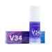 V34 Tooth Paste for Teeth Whitening Oral Care Tooth Stain Removal Purple Tooth Paste 30ml Purple Toothpaste
