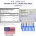 Relumins Sublingual Glutathione Oral Spray Original Formula 24000mg with Vitamin C & Zinc High-Absorption Peppermint Formula 8 Bottles x 3000mg Each Antioxidant Wellness - Buy Online on GoSupps.com