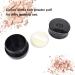 Vintage Rose Travel Makeup Powder Container Refillable & Portable Loose Powder Donor Box with Sieve for Body & Baby Powder (Black) - Buy Online on GoSupps.com