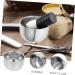 Mobestech Beard Brush Bowl Razor - Premium Shaving Cup for Wet Shaving | Steel & Aluminum - 7.2x7.2x5cm Silver - Buy Online on GoSupps.com