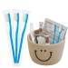 Blue Handle Toothbrushes - Individually Wrapped Multipack for Hotels & Travel (20 Pack) - Best Disposable Toothbrushes - Buy Online on GoSupps.com