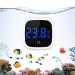 Ankilo aquarium thermometer aquarient thermometer digital with touch screen LED wireless temperature meter marine thermometer digital water thermometer for fresh water sea water reptiles 1 black & white