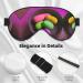 Yoga Meditation Print Double-Sided Eye Mask Soft and Light Blocking for Enhancing Sleep Quality - Buy Online on GoSupps.com