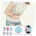 Exceart 7PC Charcoal Reusable Menstrual Pads - Absorbent Sanitary Pads for Women & Teens with Storage Pocket | Eco-Friendly Protection (Size L 27x18cm) - Buy Online on GoSupps.com