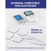 TENS Unit Replacement Pads - Nursal Reusable Self-Adhesive Electrodes (20 Pack) - Latex Free Compatible with TENS 7000 AUVON Etekcity Nicwell Care - Buy Online on GoSupps.com