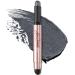FOCALLURE No Crease Eyeshadow Stick  Creamy Eye Shadow Stick  Matte & Shimmer Eyeshadow Pencil  Smudge-proof  Waterproof  Built-in Smudger  BLACK SESAME 33 BLACK SESAME