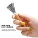 Hair Brush Cleaner Tool Set - 2 Piece Mini Comb Cleaner with Metal Rake, Wooden Handle for Home & Salon Use - Buy Online on GoSupps.com