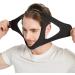 Double Adjustable Anti Snoring Chin Strap | Stopper Chin Straps for Men and Women | Snoring Solution/Sleep Aid for Mouth Breathers | Black - Buy Online on GoSupps.com
