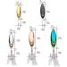 THKFISH Fishing Spoons Trout Lures Single Hook for Bass Pike Walleye - 5Pcs 5g (1/6oz) - Buy Online on GoSupps.com