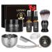 Shaving Kit for Men-Includes Straight Razor Kit, Sandalwood Shaving Soap, Shaving Cream, Mens After Shave Balm, Pre-Shave Oil,Shaving Brush and Bowl,Shaving Gift Set for Men (Sandalwood)