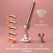 Fler The Razor Shave Set - Women's Interchangeable Razor 6 Replacement Blades with Aloe Vera & Vitamin E Blush Pink Unisex Shaver - Buy Online on GoSupps.com