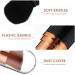 Retractable Brush Dual Ended Makeup Brush Cosmetic Beauty Makeup Brush Travel Retractable Brush Foundation Blush Cosmetic Black - Buy Online on GoSupps.com
