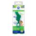 Brilliant Baby s 1st Toothbrush with Case - Silicone First Toothbrush for Babies and Toddlers 4 Months Old and Up Oral Care Must Haves for Infant and Toddler Baby Essentials Green 1 Count