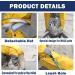 Buy Tfeng Waterproof Dog Raincoat with Removable Hoodie - Adjustable Outdoor Jacket for Dogs 10 Sizes Available - Yellow (Back Length: 32cm) - Buy Online on GoSupps.com