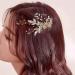 Jimenez Women Hairpin Hair Comb Clip Floral Head Piece Crystal Flower Bride Hair Pins Wedding Bridal Hairs Accessories Gift - Buy Online on GoSupps.com