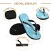Buy Mnsruu Blue Snowflake Christmas Flip Flops & Slippers - Perfect for Home Spa & Travel Unisex Design - Buy Online on GoSupps.com