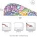 Rainbow Pinto Hair Towel 2 Pack | Super Absorbent Quick Dry Hair Turbans for Women & Girls - Buy Online on GoSupps.com