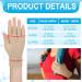Woanger Seamless Lymphedema Compression Gloves - 20-30 mmHg Fingerless - Medium - 2 Pairs for Optimal Support - Buy Online on GoSupps.com