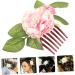 ABOOFAN Bridal Hair Accessories Flower Hair Accessories Side Combs for Women Thick Hair Flowers for Hair Flower Hair Pin Hair Comb for Women Decorate Fabric European Fashion Bridesmaid - Buy Online on GoSupps.com